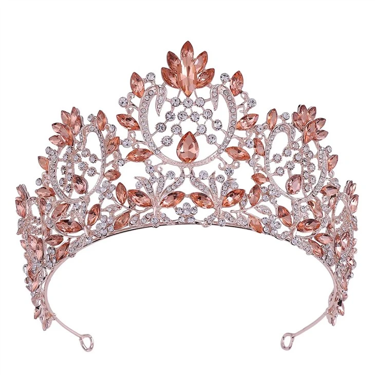 Accessori per capelli da sposa in cristallo Sposa Pageant Diademi Corone per regine